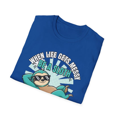 Funny Chill Vibes & Lazy Sloth Lover Gift T-Shirt