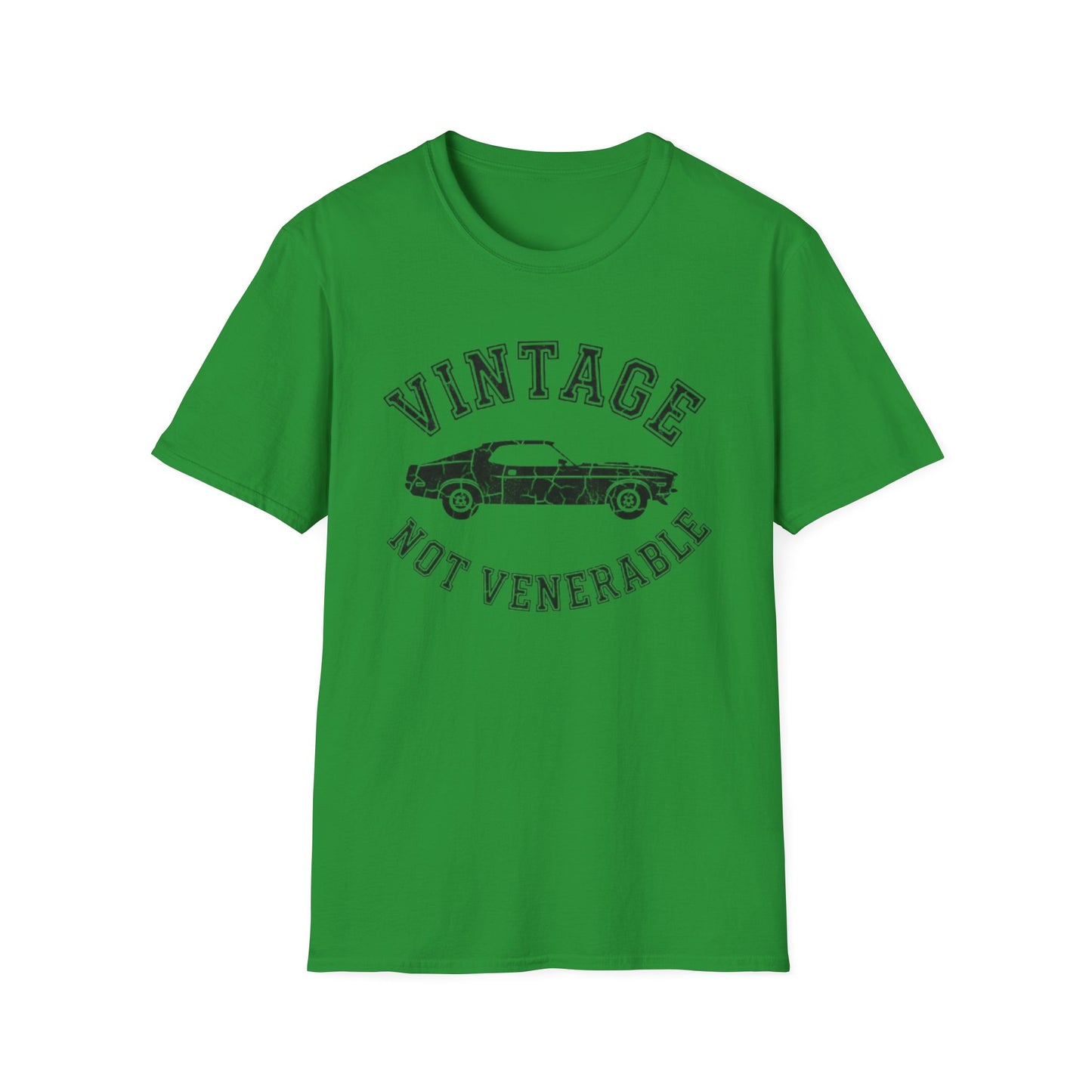"Vintage Not Venerable" Classic Car T-Shirt