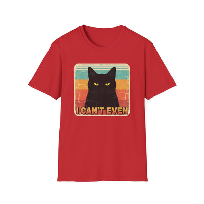 "I Can't Even" Black Cat Meme T-Shirt