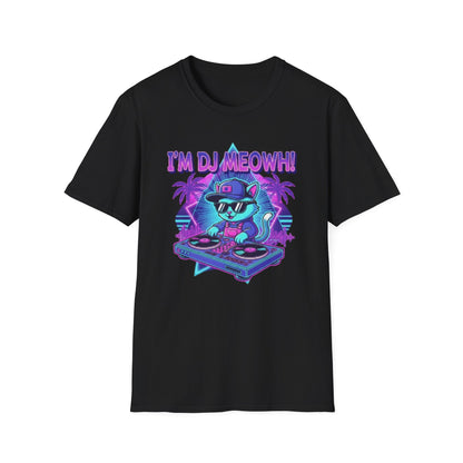 Kawaii Rave Cat & EDM Kitty T-Shirt for Music & Cat Lovers
