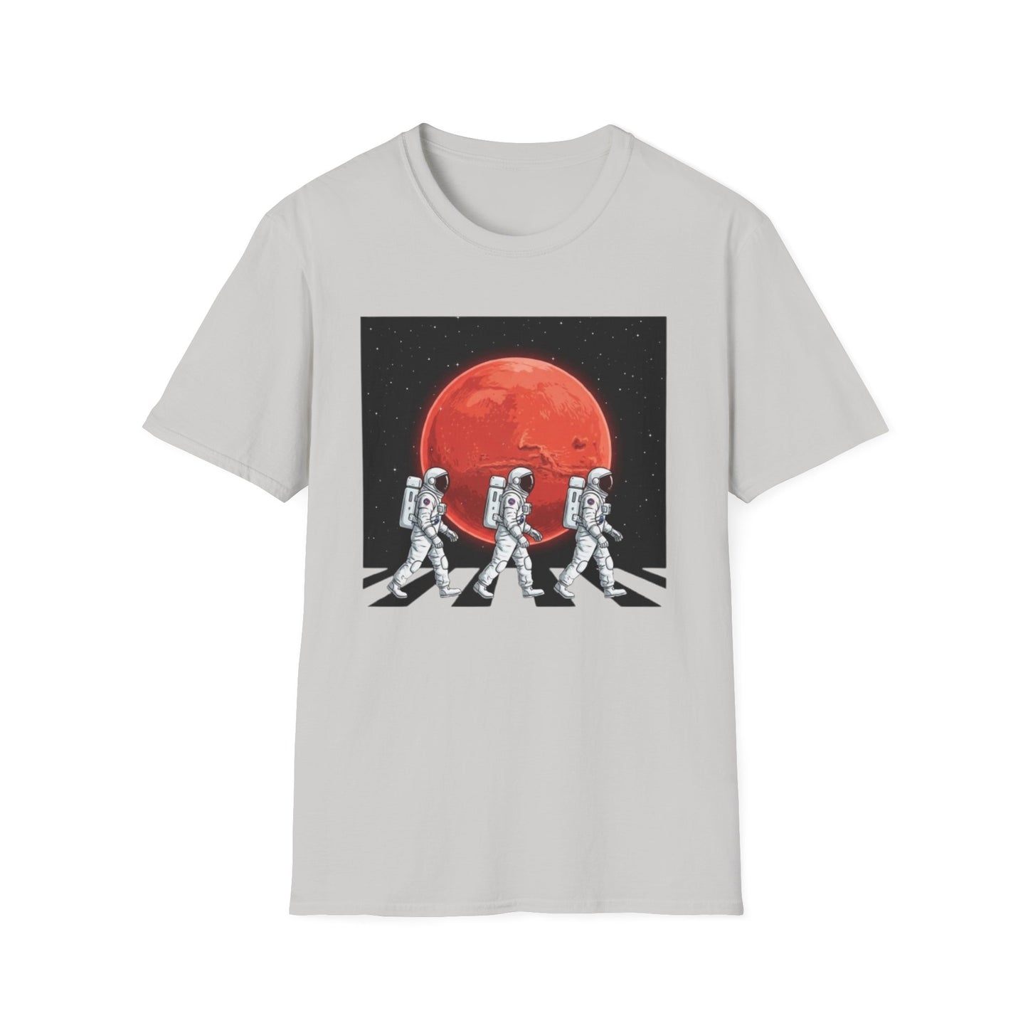 Walking Astronauts Spacemen Planet Space Galaxy T-Shirt