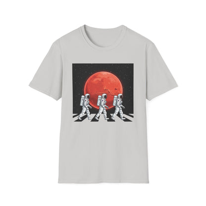 Walking Astronauts Spacemen Planet Space Galaxy T-Shirt