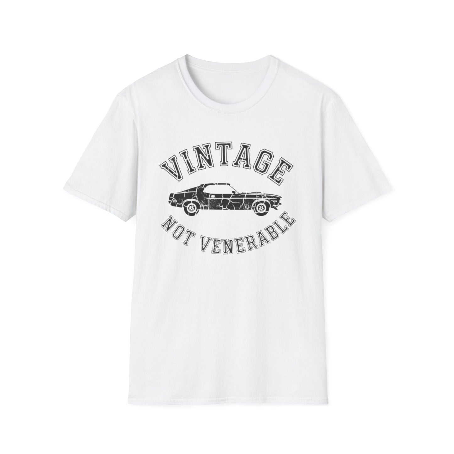 "Vintage Not Venerable" Classic Car T-Shirt