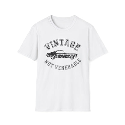 "Vintage Not Venerable" Classic Car T-Shirt