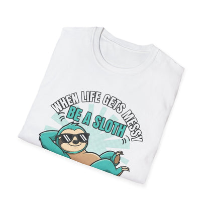 Funny Chill Vibes & Lazy Sloth Lover Gift T-Shirt