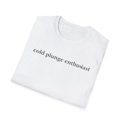 Ice Bath Lover 'Cold Plunge Enthusiast' T-Shirt
