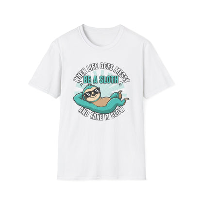 Funny Chill Vibes & Lazy Sloth Lover Gift T-Shirt