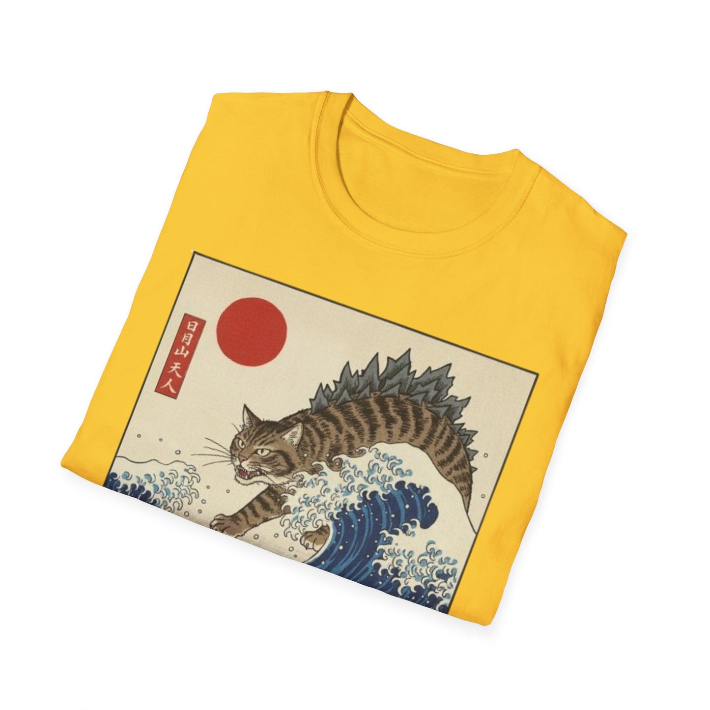 Catzilla Cat Japanese Art T-Shirt