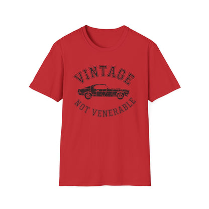 "Vintage Not Venerable" Classic Car T-Shirt