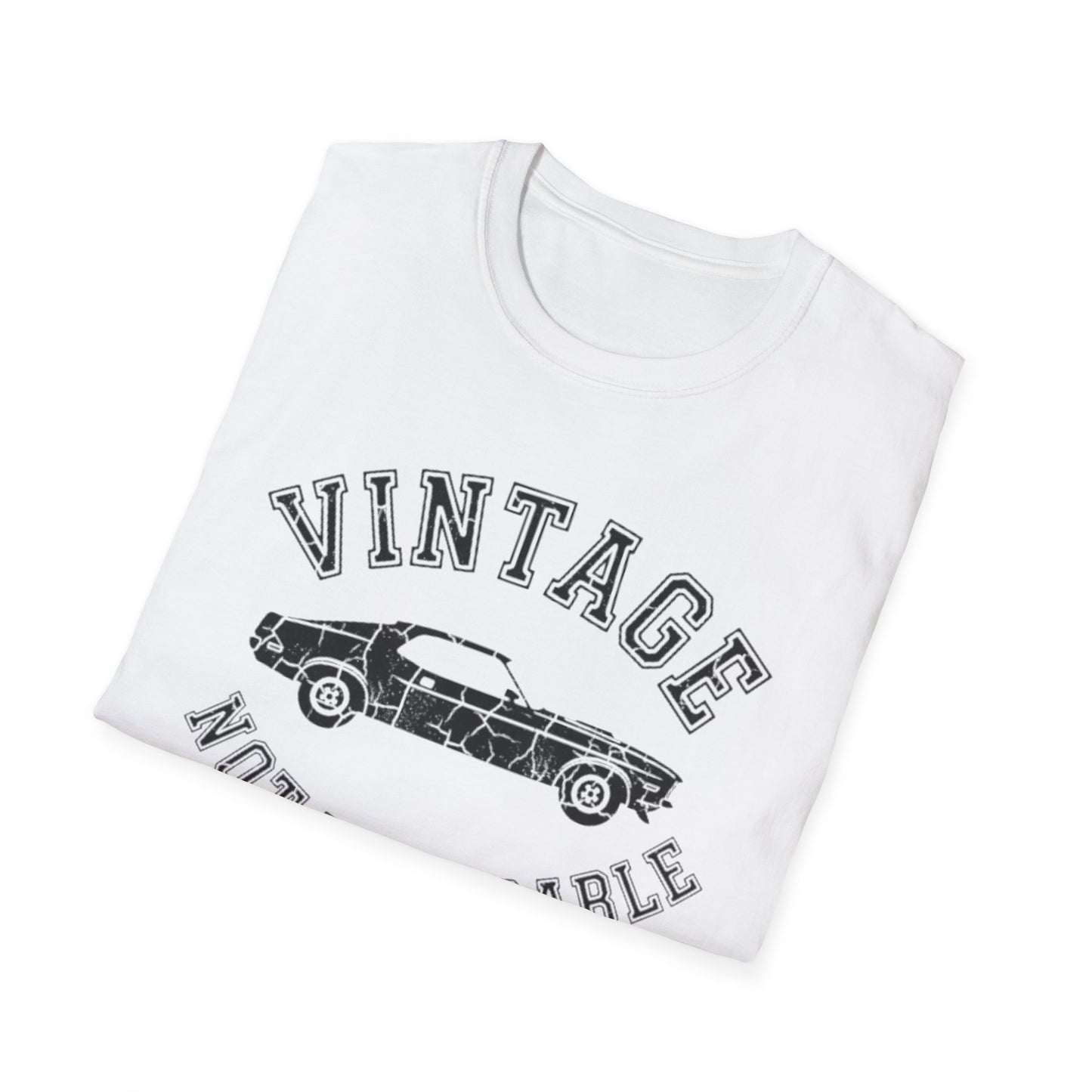 "Vintage Not Venerable" Classic Car T-Shirt