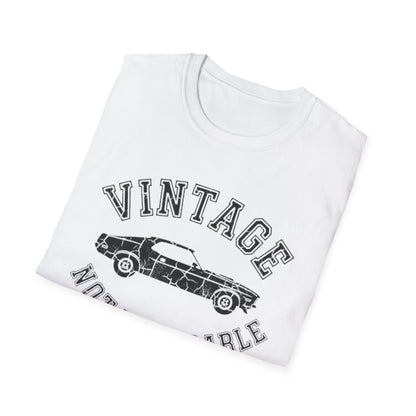 "Vintage Not Venerable" Classic Car T-Shirt