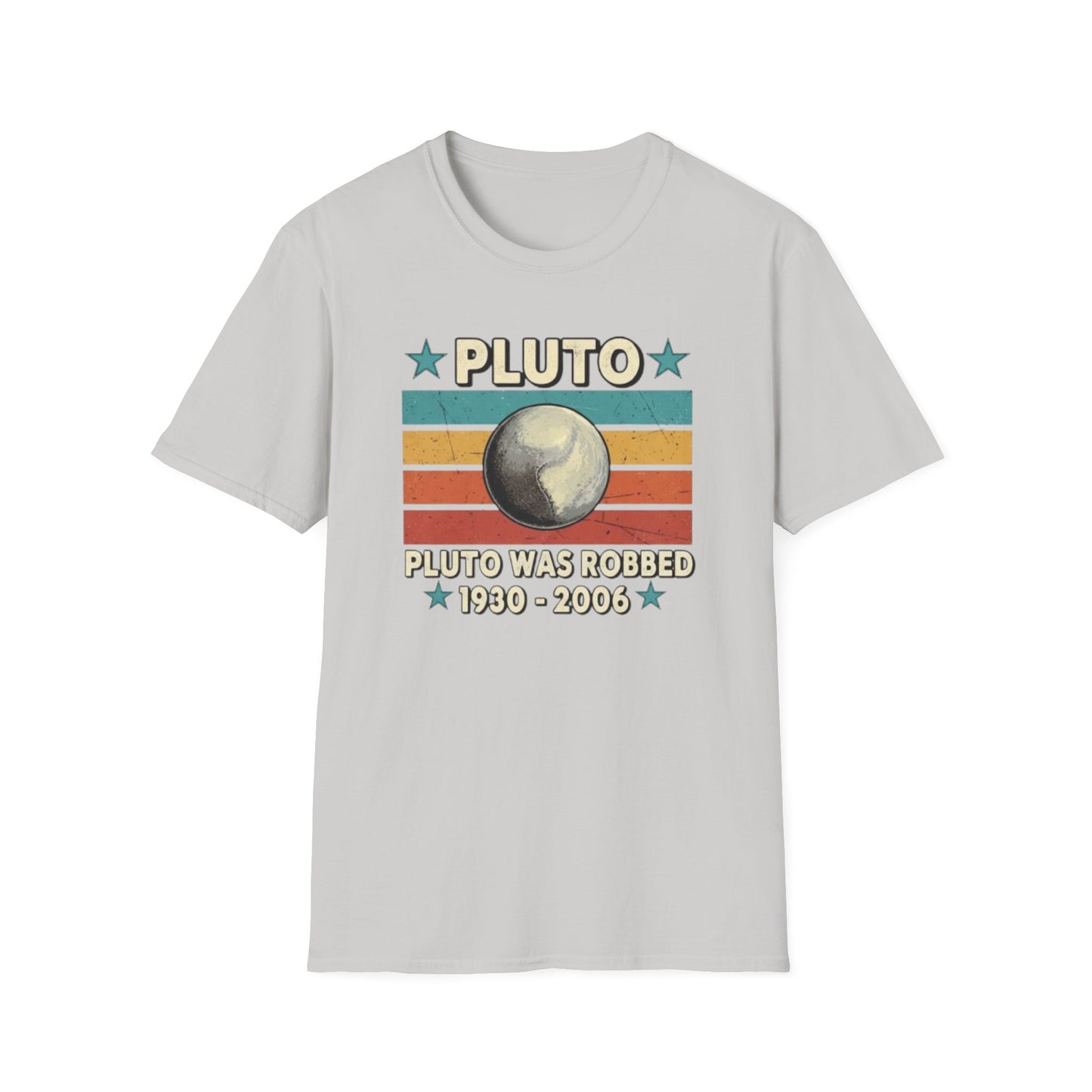 Vintage Pluto Was Robbed Funny Retro Astronomy Space T-Shirt