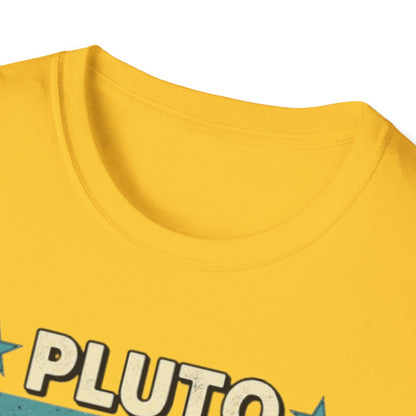 Vintage Pluto Was Robbed Funny Retro Astronomy Space T-Shirt