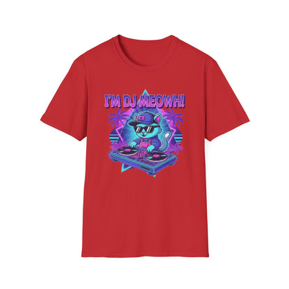Kawaii Rave Cat & EDM Kitty T-Shirt for Music & Cat Lovers