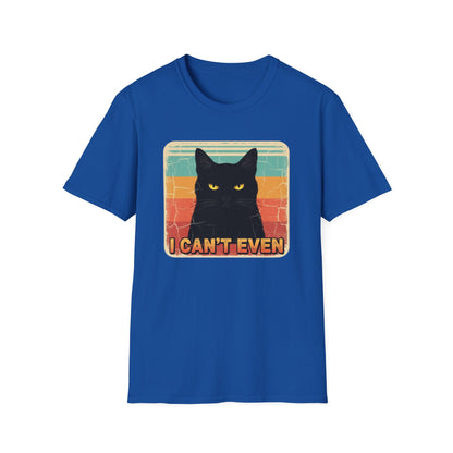 "I Can't Even" Black Cat Meme T-Shirt