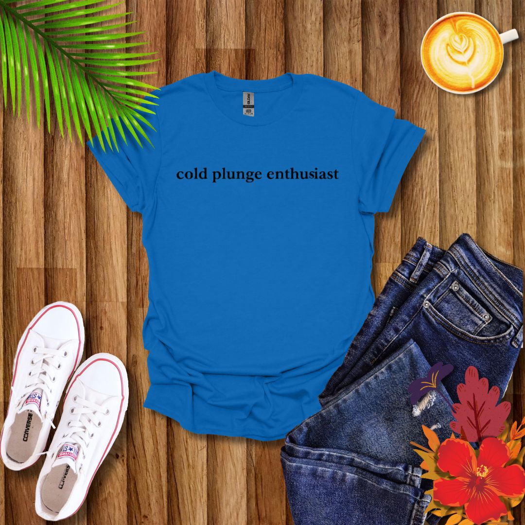 Ice Bath Lover 'Cold Plunge Enthusiast' T-Shirt