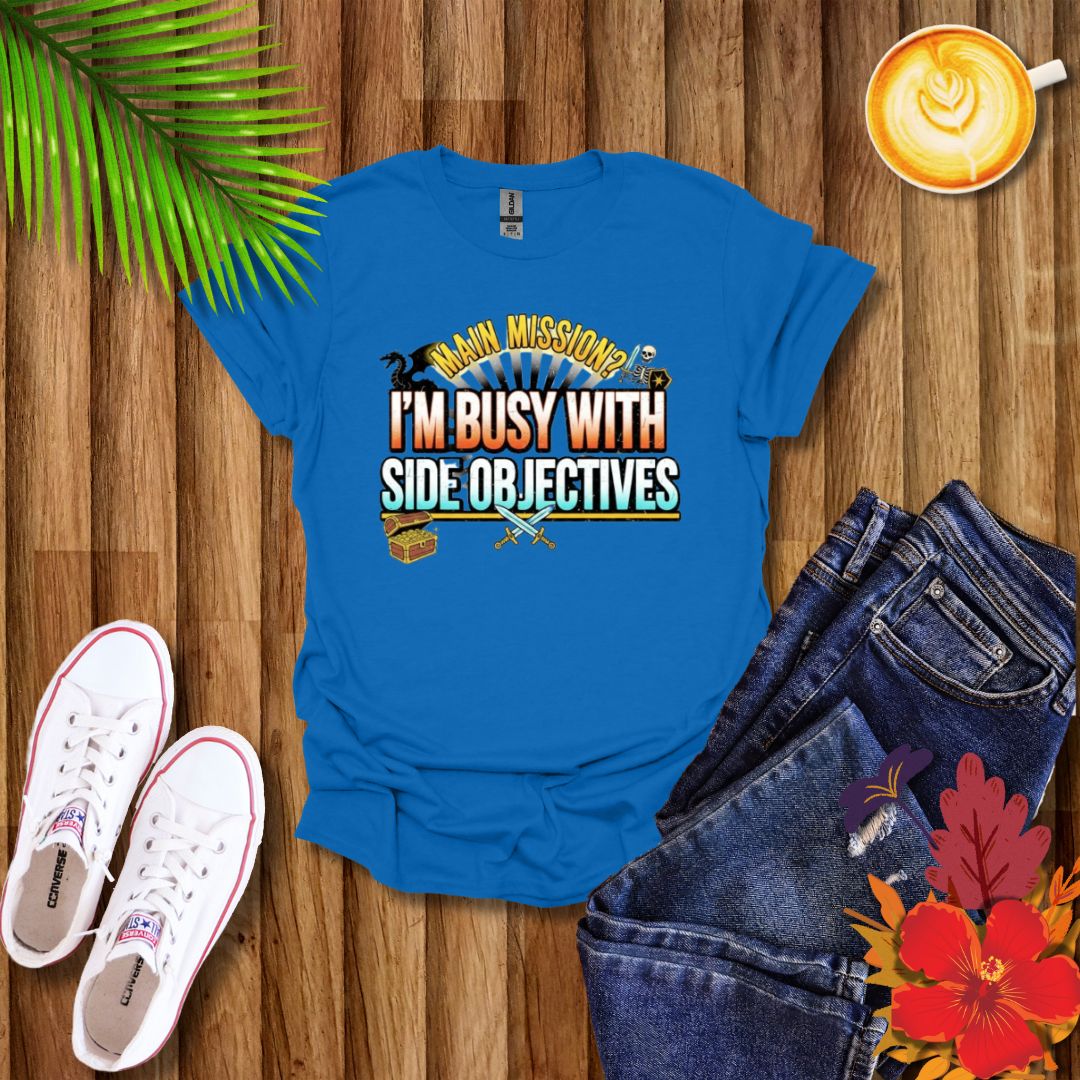 Funny Gamer Humor Lightweight Crew Neck T-Shirt