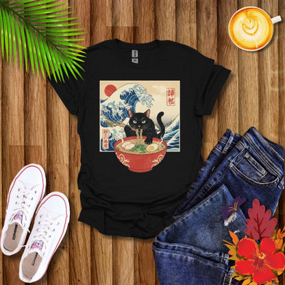 Catzilla Cat Japanese Art T-Shirt