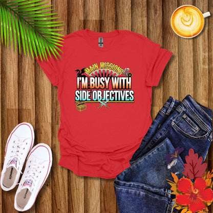 Funny Gamer Humor Lightweight Crew Neck T-Shirt