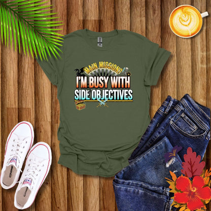 Funny Gamer Humor Lightweight Crew Neck T-Shirt