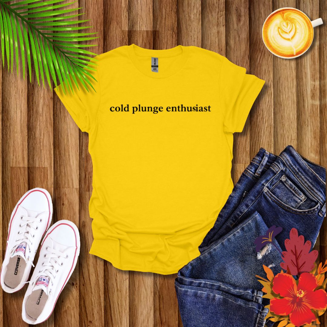 Ice Bath Lover 'Cold Plunge Enthusiast' T-Shirt