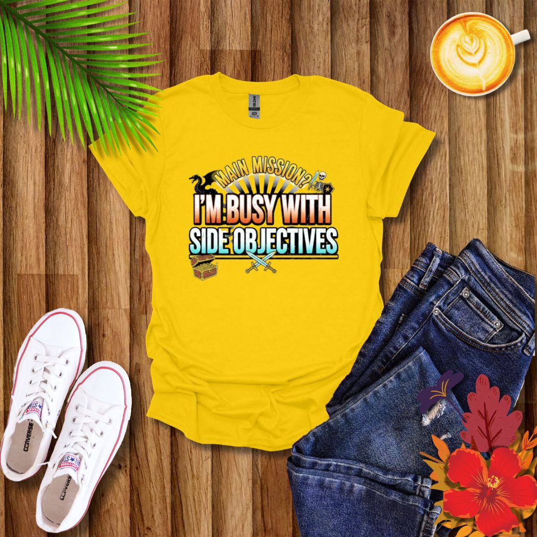 Funny Gamer Humor Lightweight Crew Neck T-Shirt