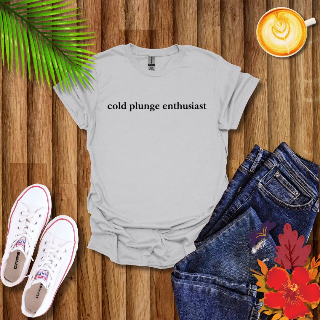 Ice Bath Lover 'Cold Plunge Enthusiast' T-Shirt