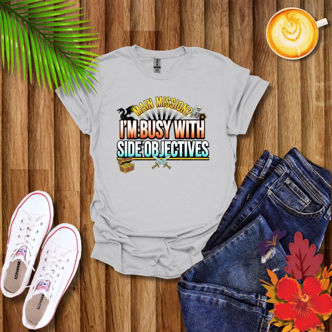 Funny Gamer Humor Lightweight Crew Neck T-Shirt