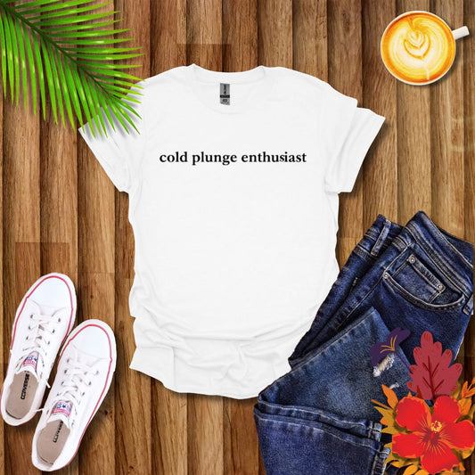 Ice Bath Lover 'Cold Plunge Enthusiast' T-Shirt