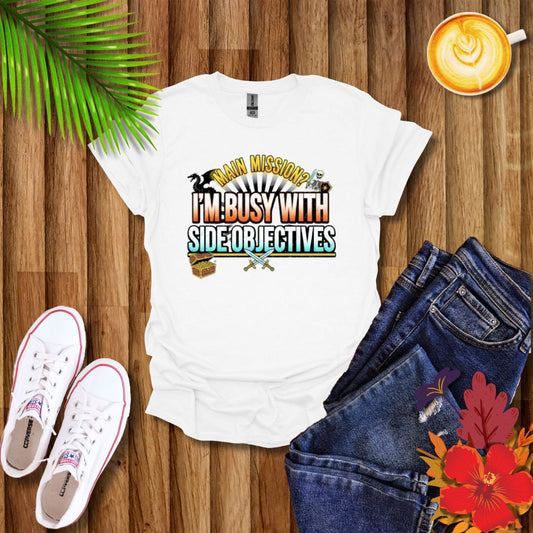 Funny Gamer Humor Lightweight Crew Neck T-Shirt